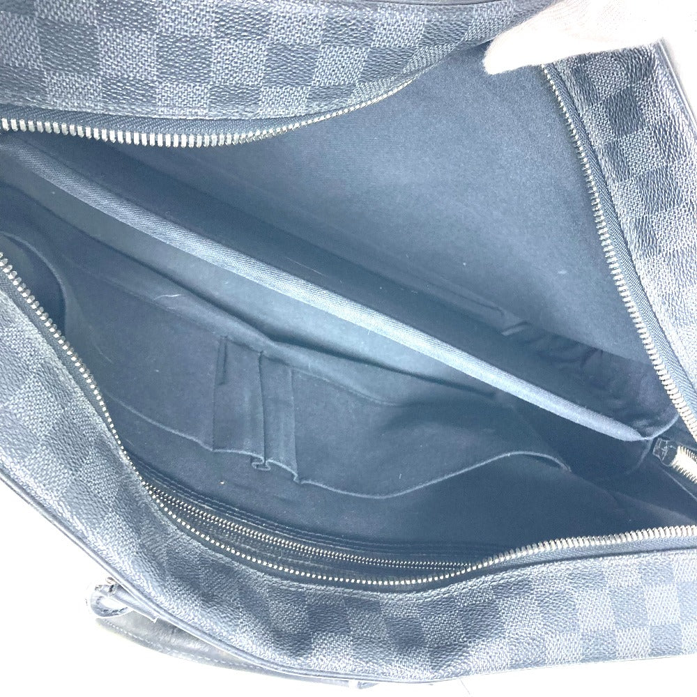 LOUIS VUITTON N41123 ダミエグラフィット ポルトドキュマン ヴォワヤージュGM PDV ハンドバッグ トートバッグ ビジネスバッグ ダミエグラフィットキャンバス メンズ ブラック