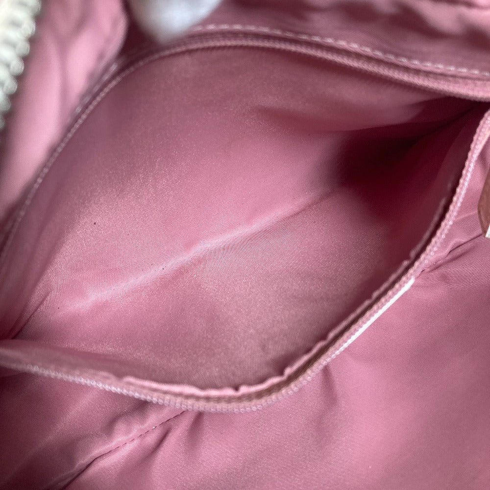 Dior トロッター NO1 カバン ポシェット 斜め掛け ショルダーバッグ PVC/レザー レディース ピンク