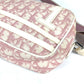Dior トロッター NO1 カバン ポシェット 斜め掛け ショルダーバッグ PVC/レザー レディース ピンク