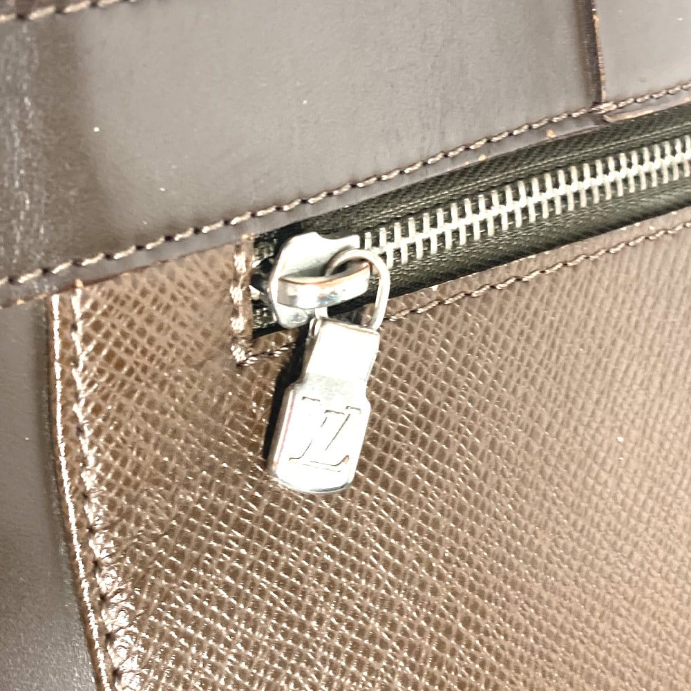 LOUIS VUITTON M31028 Taiga Kasbeck PM Shoulder Handbag Tote Bag in Taiga Leather, Men's Grizzly Brown