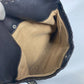 FENDI Selleria Logo Pochette Shoulder Bag in Dark Brown Leather