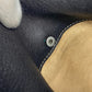 FENDI Selleria Logo Pochette Shoulder Bag in Dark Brown Leather
