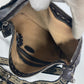 FENDI Selleria Logo Pochette Shoulder Bag in Dark Brown Leather