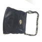 FENDI Selleria Logo Pochette Shoulder Bag in Dark Brown Leather