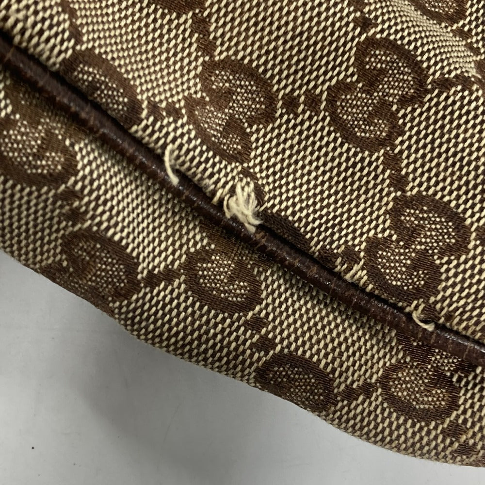 GUCCI 122790 GG カバン ポシェット 斜め掛け ショルダーバッグ GGキャンバス/レザー ユニセックス ベージュ