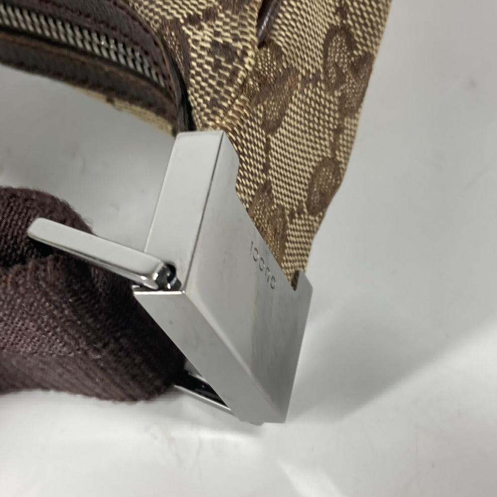 GUCCI 122790 GG カバン ポシェット 斜め掛け ショルダーバッグ GGキャンバス/レザー ユニセックス ベージュ