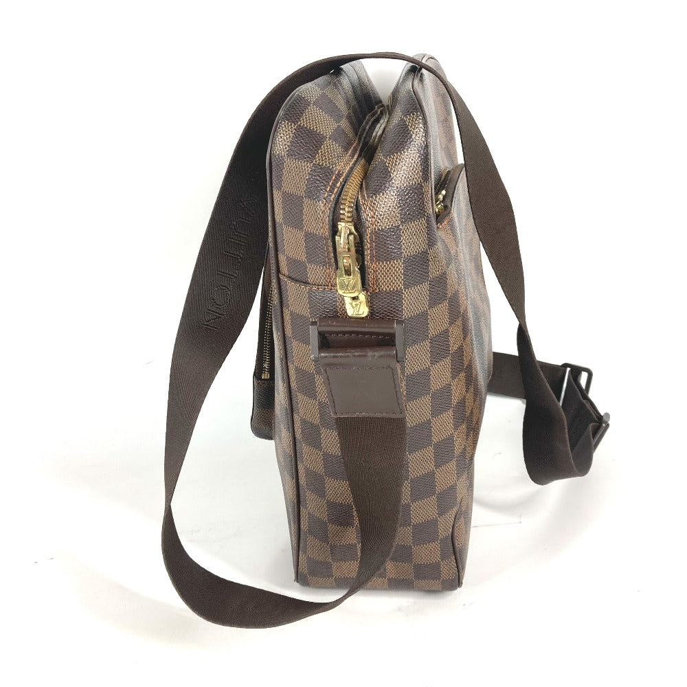 LOUIS VUITTON N41441 ダミエ オラフMM カバン ポシェット 斜め掛け ショルダーバッグ ダミエキャンバス レディース エベヌ ブラウン