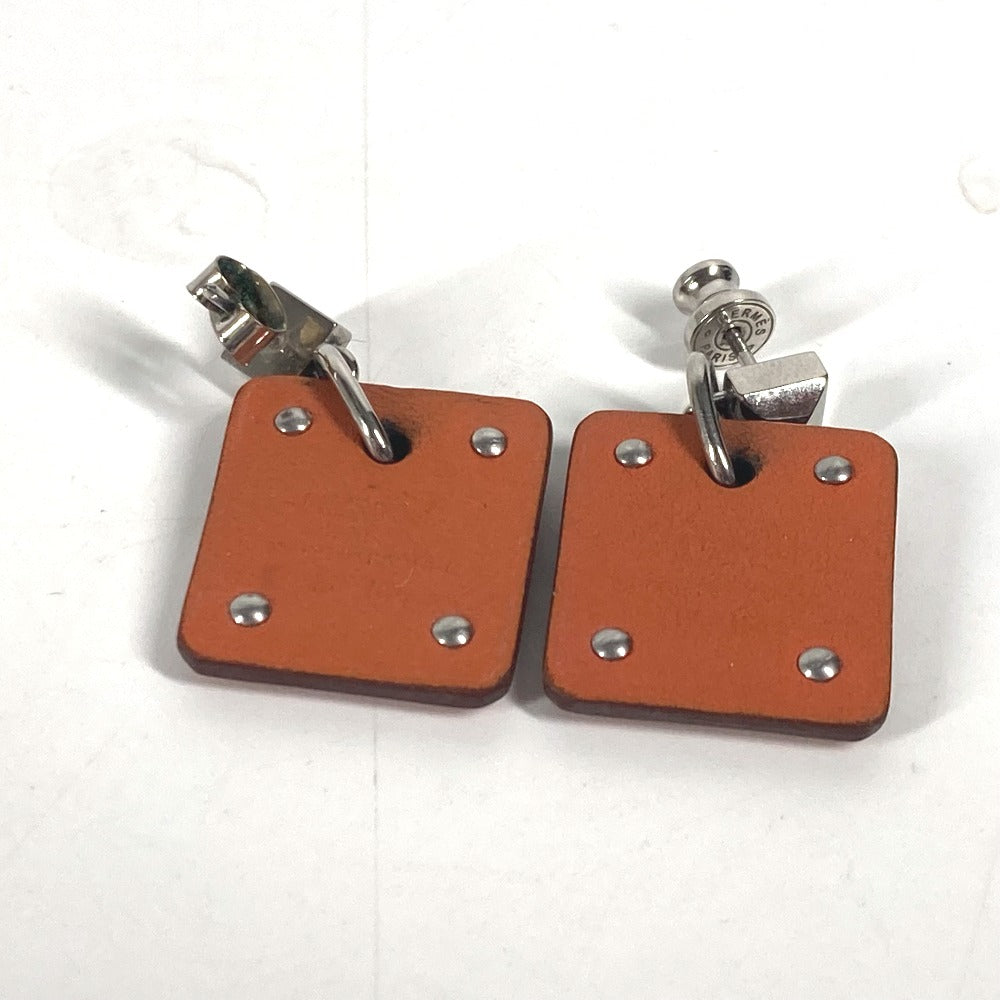 HERMES ハート アスドゥクール PM アクセサリー ピアス メタル レディース シルバー