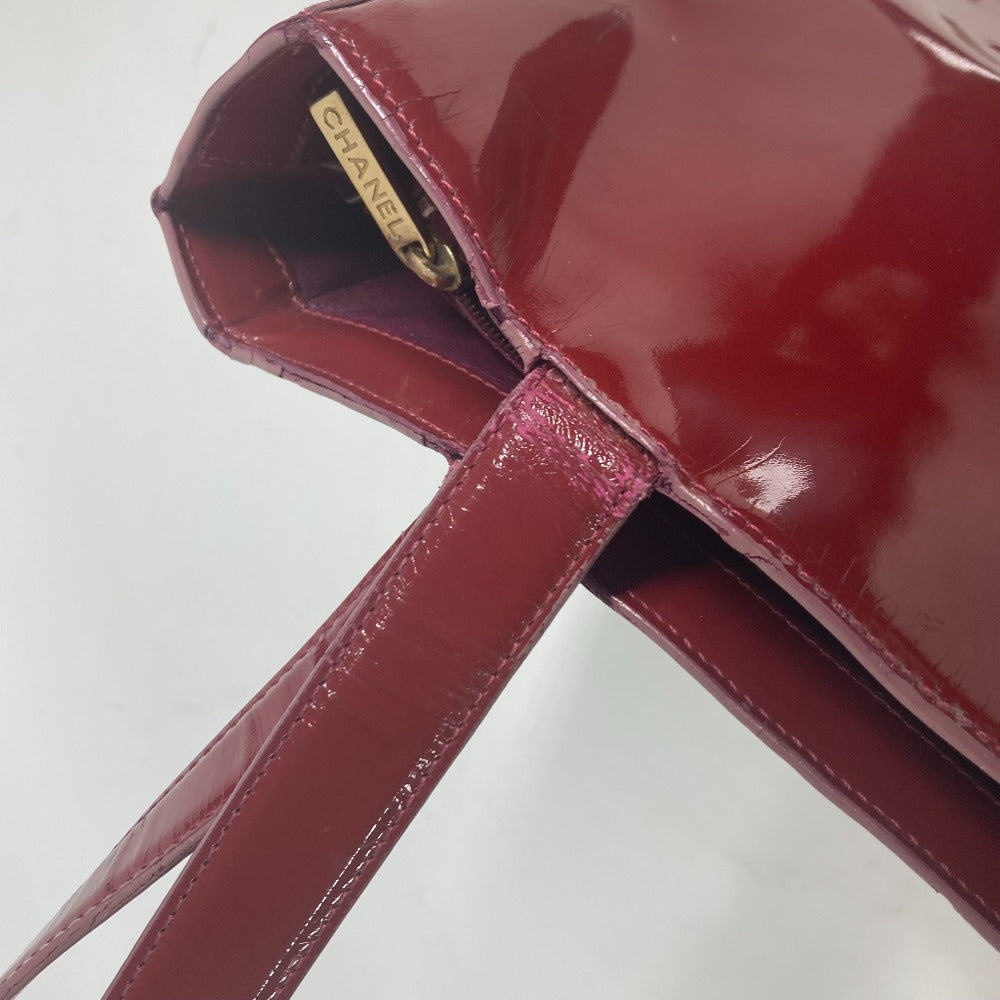 CHANEL カバン CC ココマーク カバン 肩掛け ショルダーバッグ エナメル レディース レッド - brandshop-reference