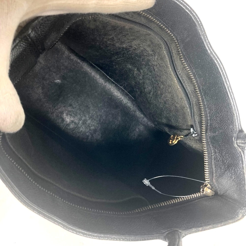 CHANEL A01804 復刻トート CC ココマーク ショルダーバッグ 肩掛け カバン トートバッグ キャビアスキン レディース ブラック - brandshop-reference