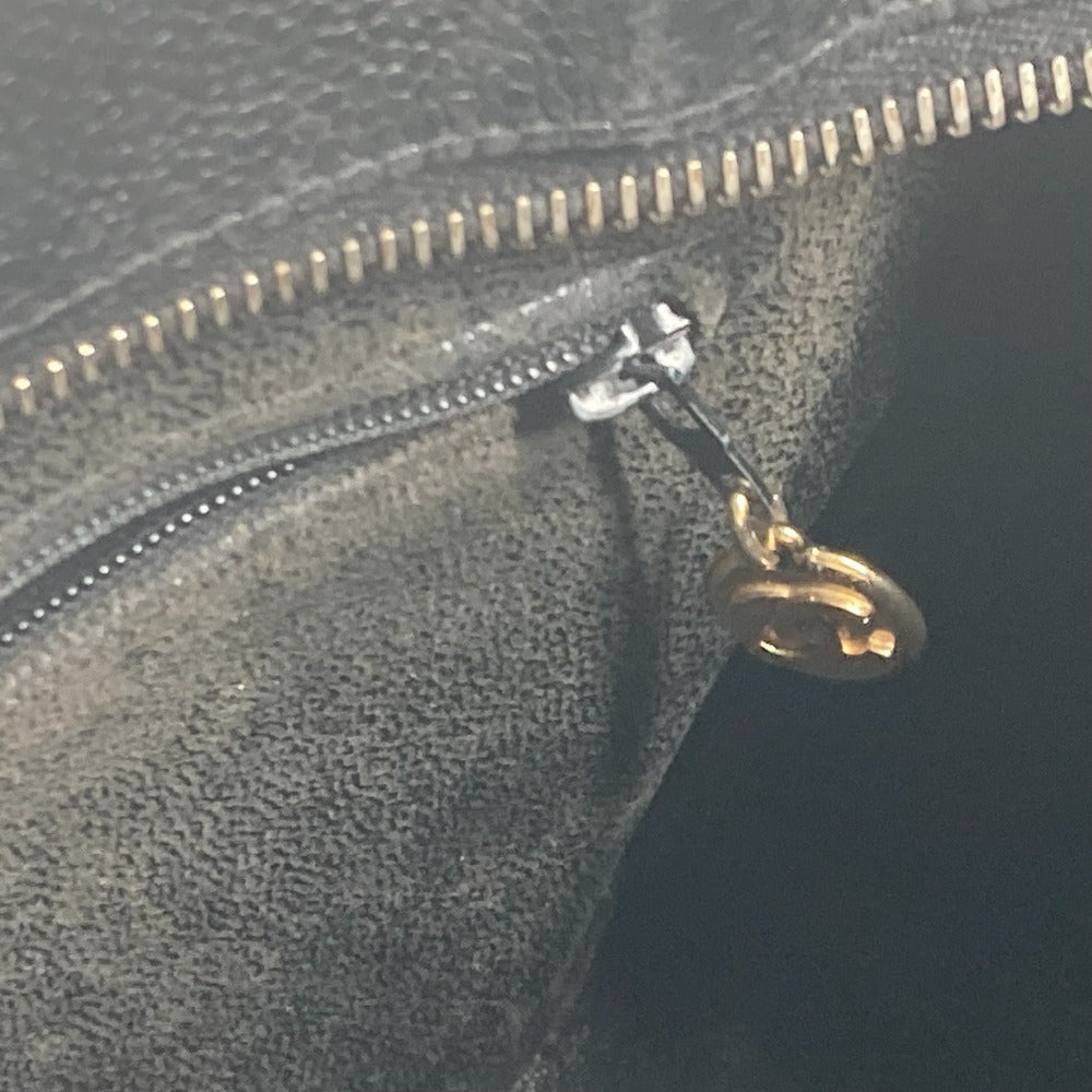 CHANEL A01804 復刻トート CC ココマーク ショルダーバッグ 肩掛け カバン トートバッグ キャビアスキン レディース ブラック - brandshop-reference