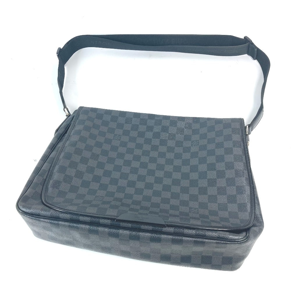 LOUIS VUITTON N58033 ダミエグラフィット ダニエルGM　 フラップ カバン メッセンジャーバッグ 斜め掛け バッグ ショルダーバッグ ダミエグラフィットキャンバス メンズ ブラック - brandshop-reference