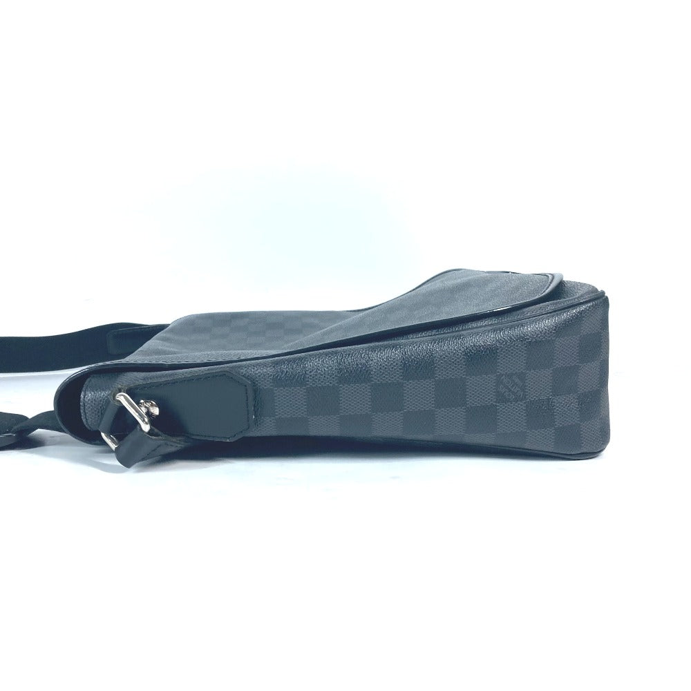 LOUIS VUITTON N58033 ダミエグラフィット ダニエルGM　 フラップ カバン メッセンジャーバッグ 斜め掛け バッグ ショルダーバッグ ダミエグラフィットキャンバス メンズ ブラック - brandshop-reference