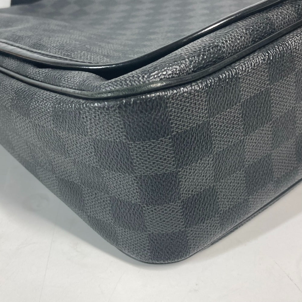 LOUIS VUITTON N58033 ダミエグラフィット ダニエルGM　 フラップ カバン メッセンジャーバッグ 斜め掛け バッグ ショルダーバッグ ダミエグラフィットキャンバス メンズ ブラック - brandshop-reference