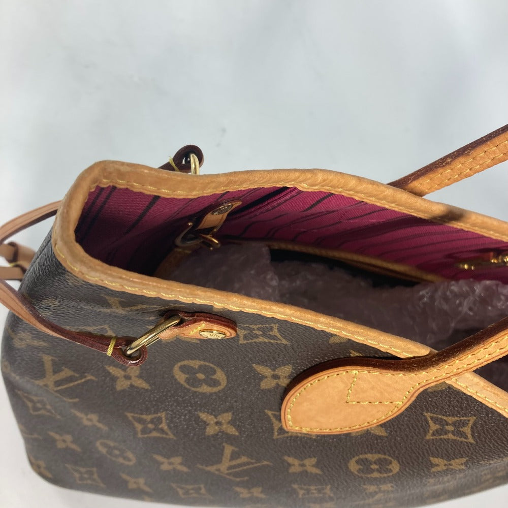 LOUIS VUITTON M41245 モノグラム ネヴァーフルPM トートバッグ カバン 肩掛け ポーチ付き ショルダーバッグ モノグラムキャンバス レディース ピヴォワンヌ ブラウン - brandshop-reference