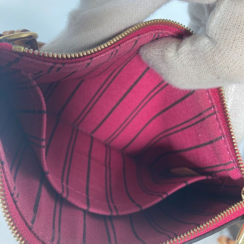 LOUIS VUITTON M41245 モノグラム ネヴァーフルPM トートバッグ カバン 肩掛け ポーチ付き ショルダーバッグ モノグラムキャンバス レディース ピヴォワンヌ ブラウン - brandshop-reference