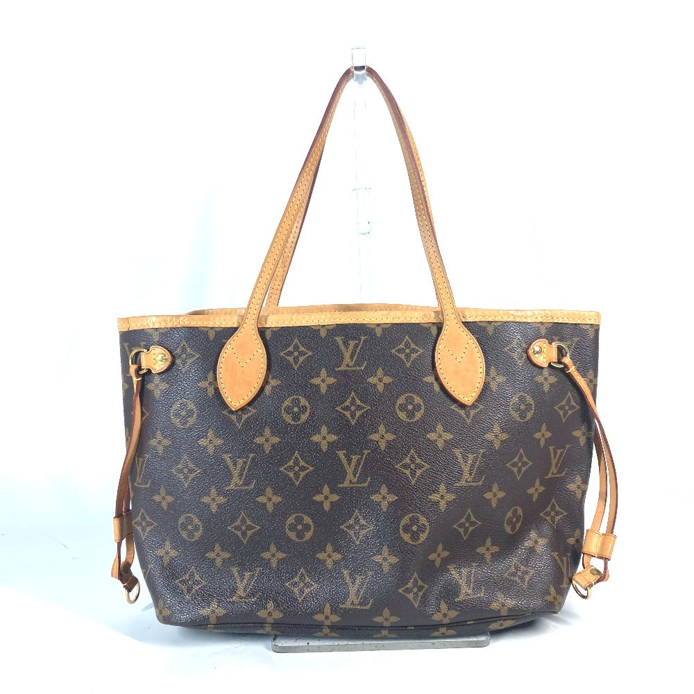 LOUIS VUITTON M41245 モノグラム ネヴァーフルPM トートバッグ カバン 肩掛け ポーチ付き ショルダーバッグ モノグラムキャンバス レディース ピヴォワンヌ ブラウン - brandshop-reference