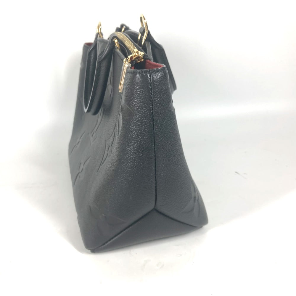 LOUIS VUITTON M58916 モノグラムアンプラント プティ・パレ PM カバン トートバッグ ハンドバッグ モノグラムアンプラントレザー レディース ノワール ブラック