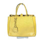 FENDI 8BH250 Shoulder Bag, Tote Bag, 2-Way Bag, Handbag, Leather, Women's, Yellow