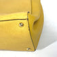 FENDI 8BH250 Shoulder Bag, Tote Bag, 2-Way Bag, Handbag, Leather, Women's, Yellow
