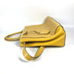 FENDI 8BH250 Shoulder Bag, Tote Bag, 2-Way Bag, Handbag, Leather, Women's, Yellow