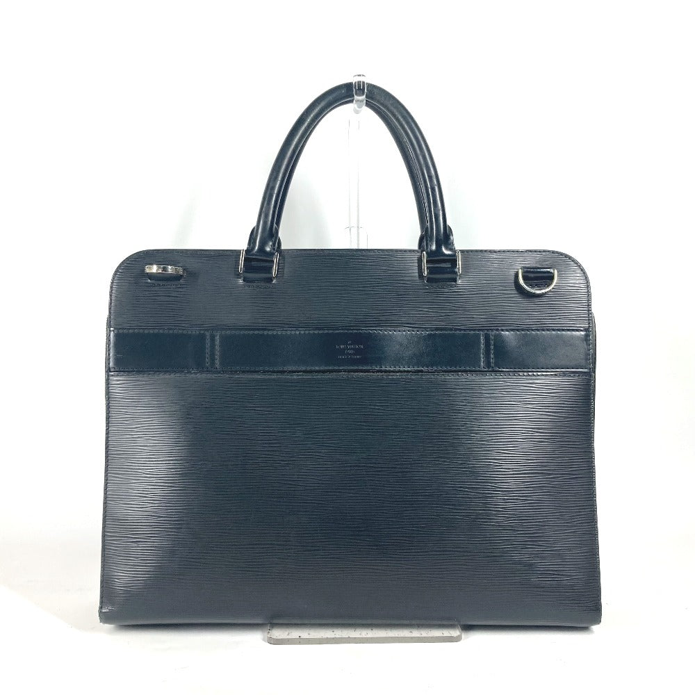 LOUIS VUITTON M54022 Epi Bassano GM Business Bag, Tote Bag, Shoulder Bag, Handbag, Epi Leather, Men's, Noir, Black