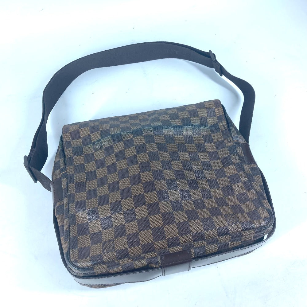 LOUIS VUITTON N45255 ダミエ ナヴィグリオ 斜め掛け カバン ショルダーバッグ ダミエキャンバス レディース エベヌ ブラウン