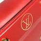 LOUIS VUITTON M82215 LVロゴ Sロックバッグ XL カバン 斜め掛け 2WAYバッグ ハンドバッグ ショルダーバッグ レザー レディース ルージュ レッド系
