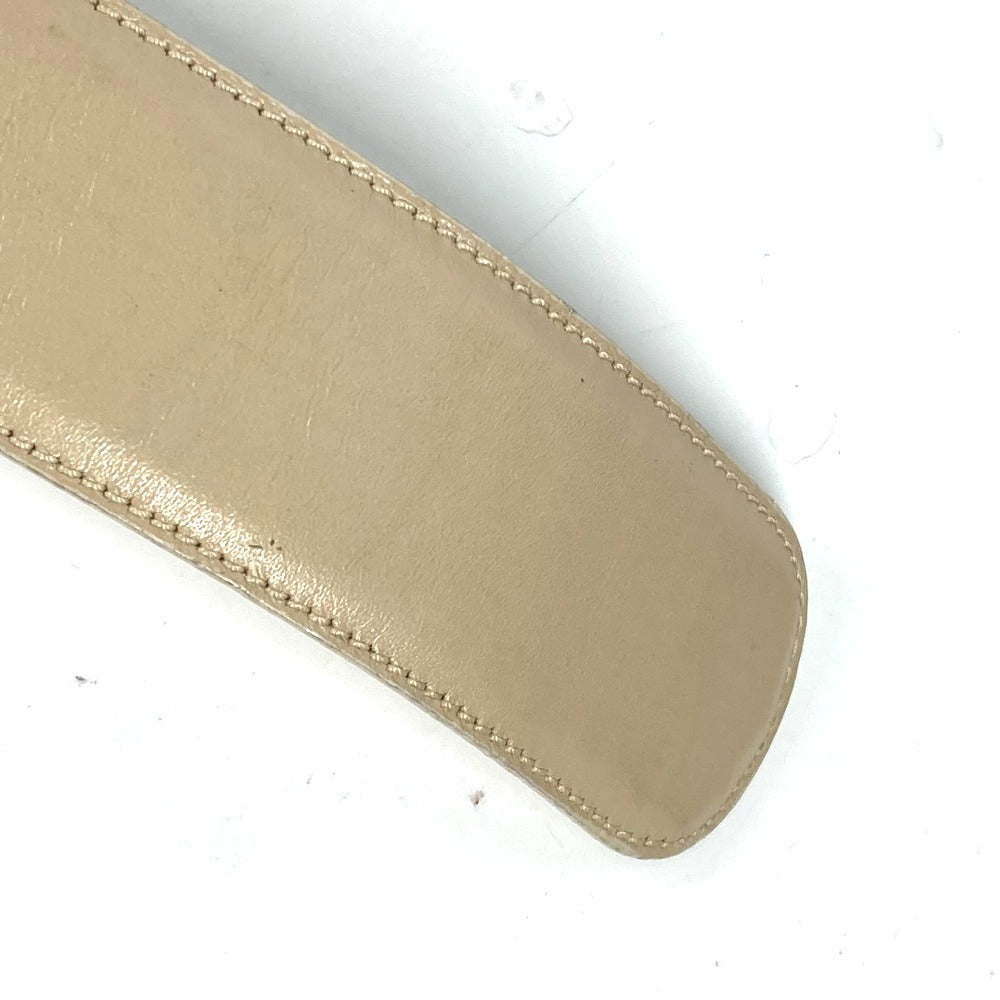 GUCCI 037・0394 GG ロゴ ズボン用ベルト ベルト レザー レディース ベージュ