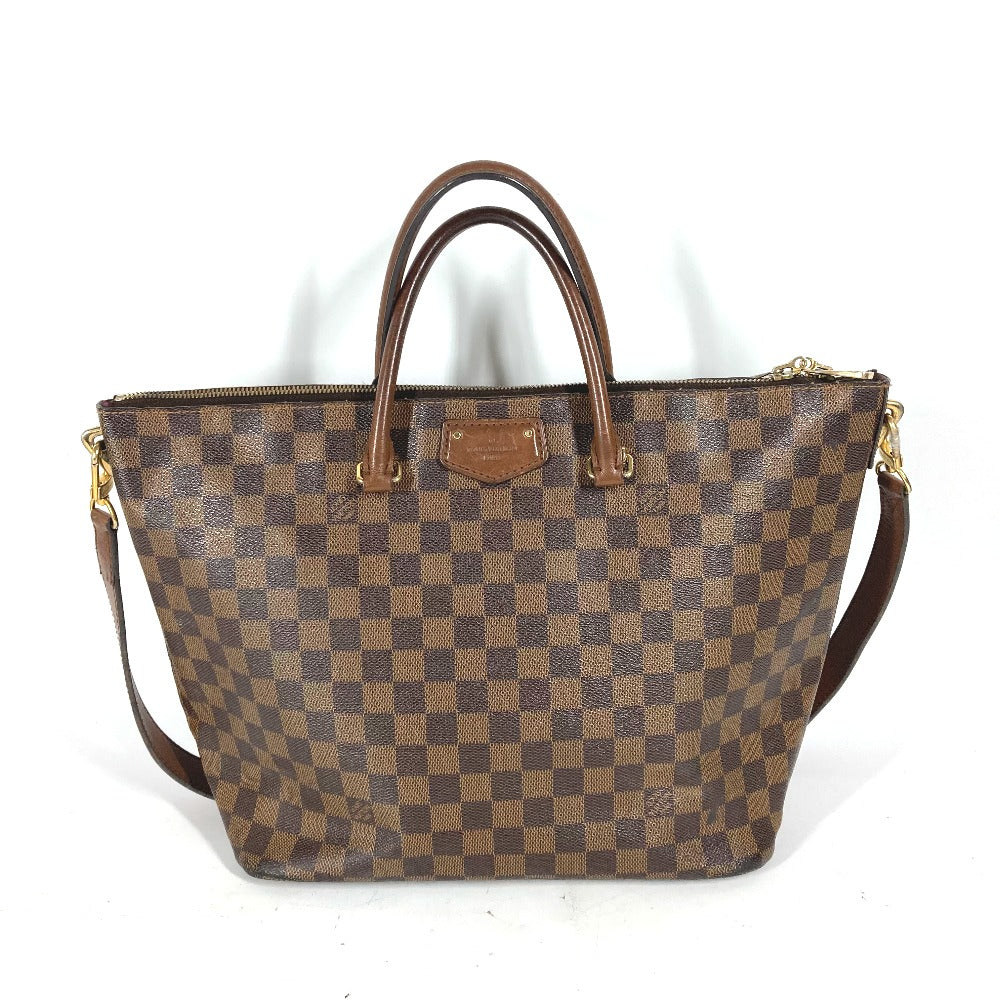 LOUIS VUITTON N63169 ダミエ ベルモント カバン ハンドバッグ トートバッグ 2WAYバッグ ショルダーバッグ ダミエキャンバス レディース ブラウン