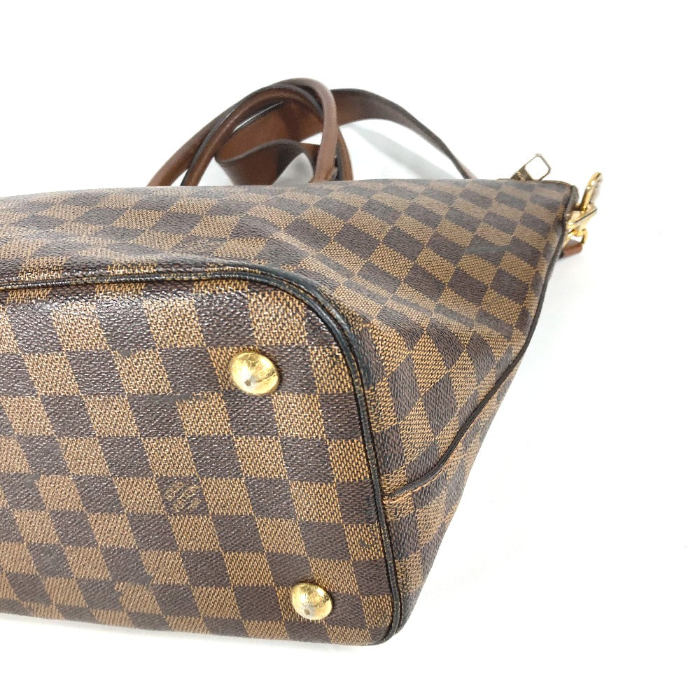 LOUIS VUITTON N63169 ダミエ ベルモント カバン ハンドバッグ トートバッグ 2WAYバッグ ショルダーバッグ ダミエキャンバス レディース ブラウン