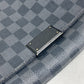 LOUIS VUITTON N41260 ダミエグラフィット ディストリクトPM 斜め掛け 肩掛け フラップ ショルダーバッグ ダミエグラフィットキャンバス メンズ ブラック
