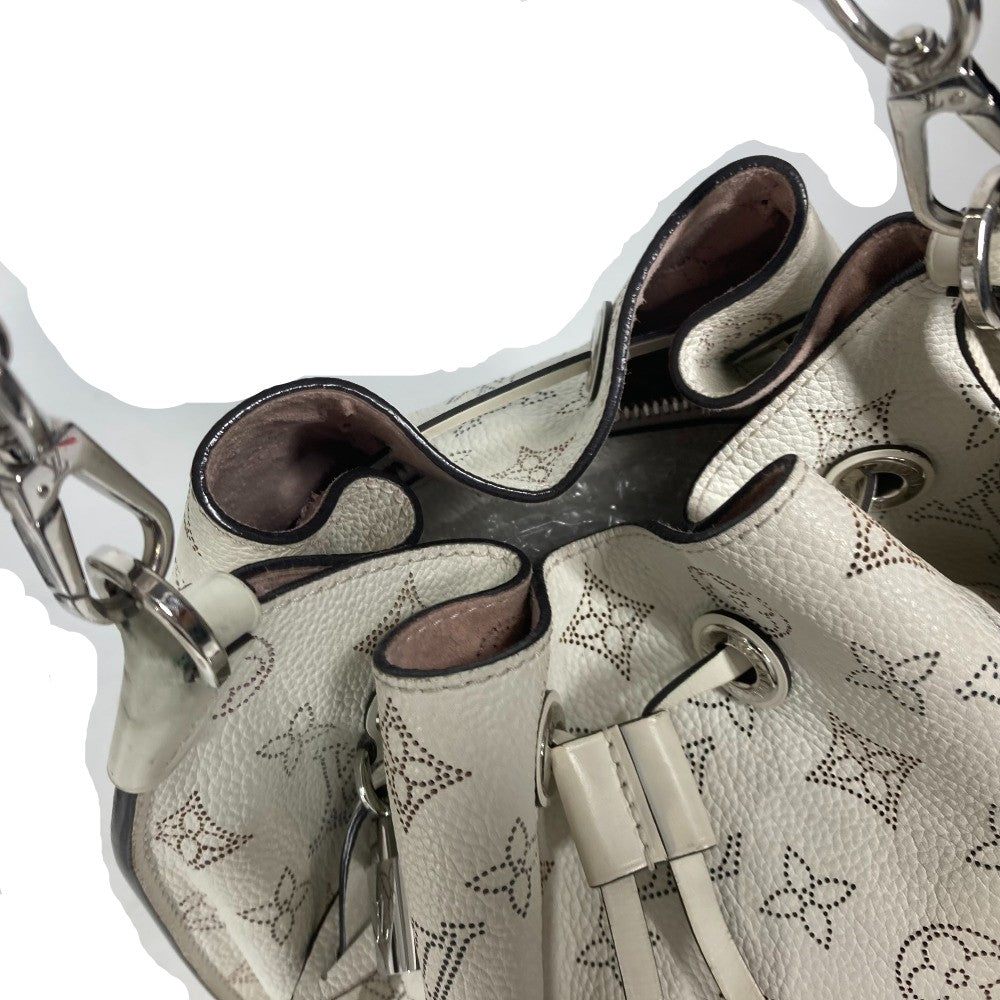 LOUIS VUITTON M58483 モノグラムマヒナ ムリア カバン 2WAYバッグ 斜め掛け ハンドバッグ ショルダーバッグ モノグラムマヒナレザー レディース ブロン ホワイト