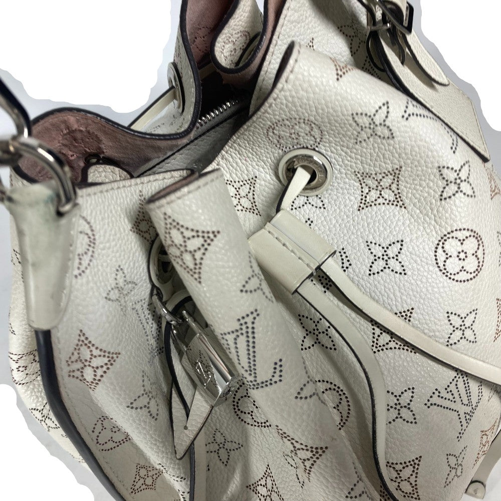 LOUIS VUITTON M58483 モノグラムマヒナ ムリア カバン 2WAYバッグ 斜め掛け ハンドバッグ ショルダーバッグ モノグラムマヒナレザー レディース ブロン ホワイト