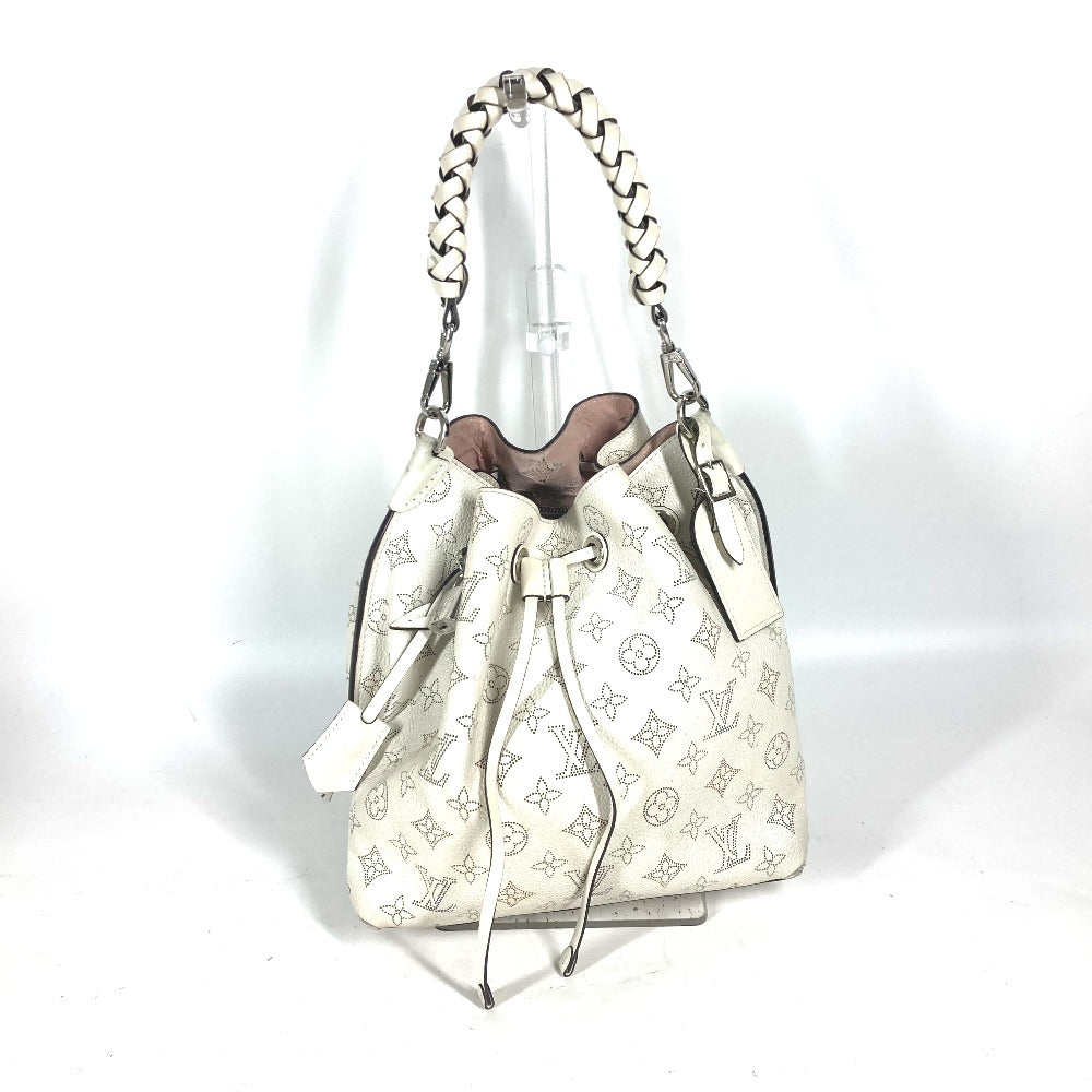 LOUIS VUITTON M58483 モノグラムマヒナ ムリア カバン 2WAYバッグ 斜め掛け ハンドバッグ ショルダーバッグ モノグラムマヒナレザー レディース ブロン ホワイト
