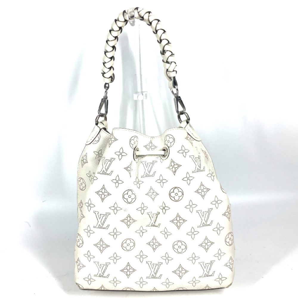 LOUIS VUITTON M58483 モノグラムマヒナ ムリア カバン 2WAYバッグ 斜め掛け ハンドバッグ ショルダーバッグ モノグラムマヒナレザー レディース ブロン ホワイト