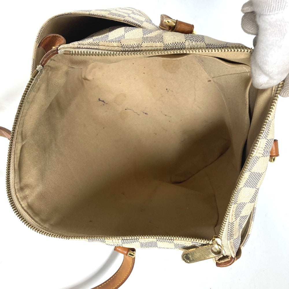 LOUIS VUITTON N51261 ダミエアズール トータリーPM カバン トートバッグ 肩掛け ショルダーバッグ ダミエアズールキャンバス ユニセックス ホワイト