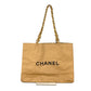 CHANEL ヴィンテージ ポーチ付き CC ココマーク 肩掛け カバン トートバッグ チェーンバッグｒ ショルダーバッグ キャンバス レディース ベージュ