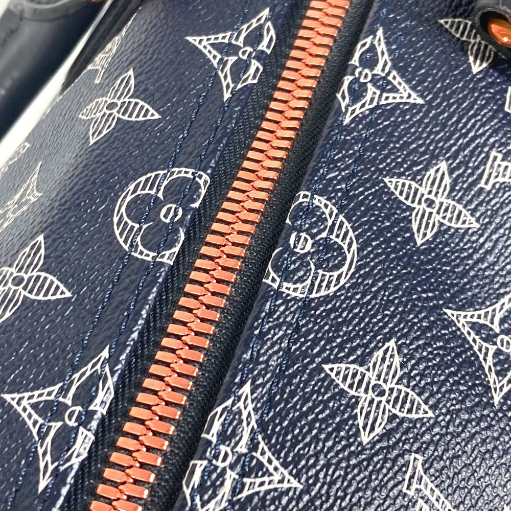 LOUIS VUITTON M43684 モノグラムインク アップサイドダウン キーポルバンドリエール50 ハンドバッグ カバン トラベルバッグ ボストンバッグ モノグラムキャンバス ユニセックス ネイビー