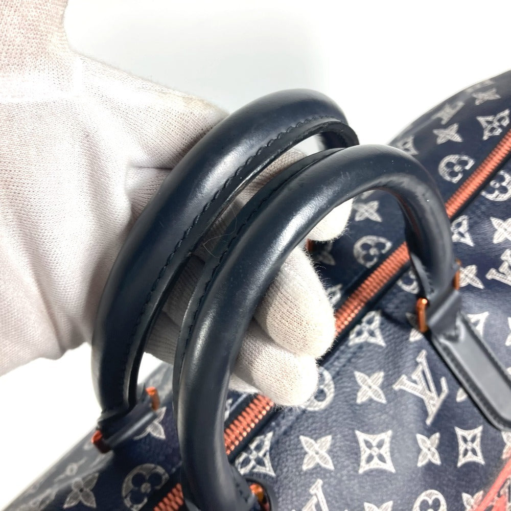 LOUIS VUITTON M43684 モノグラムインク アップサイドダウン キーポルバンドリエール50 ハンドバッグ カバン トラベルバッグ ボストンバッグ モノグラムキャンバス ユニセックス ネイビー