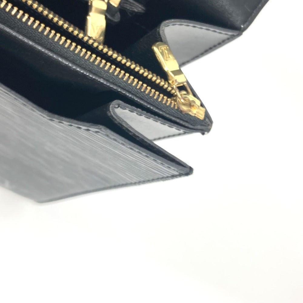 LOUIS VUITTON M52132 エピ コンコルド カバン ビジネスバッグ フラップ ハンドバッグ エピレザー レディース ノワール ブラック