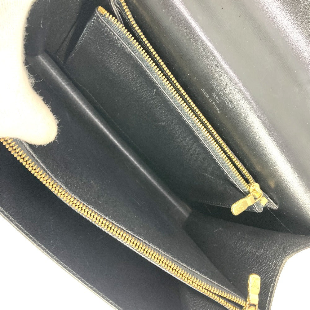 LOUIS VUITTON M52132 エピ コンコルド カバン ビジネスバッグ フラップ ハンドバッグ エピレザー レディース ノワール ブラック