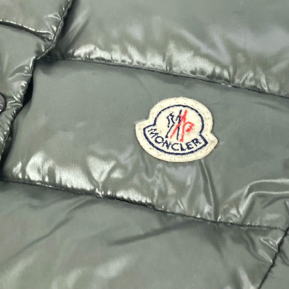MONCLER ロゴ ワッペン アパレル ダウン ベスト アウター ダウンベスト ナイロン レディース カーキ