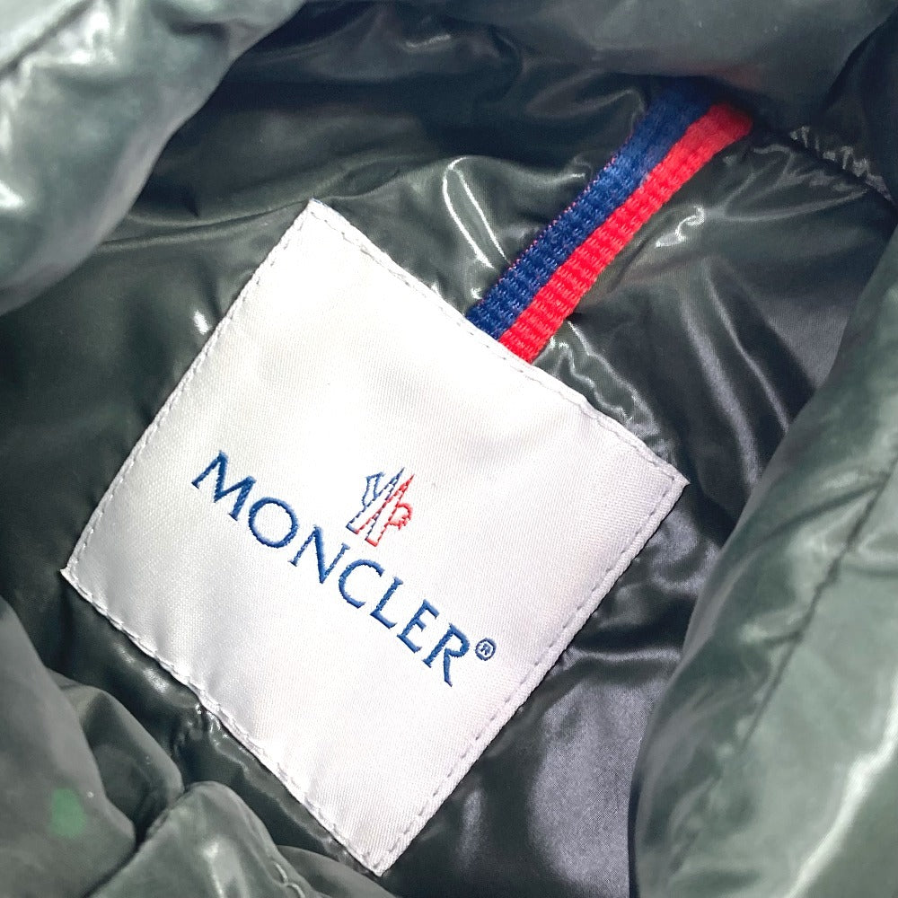 MONCLER ロゴ ワッペン アパレル ダウン ベスト アウター ダウンベスト ナイロン レディース カーキ