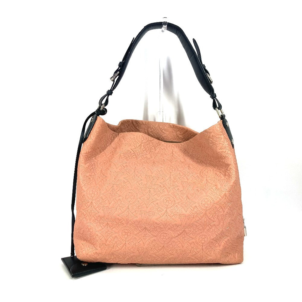 LOUIS VUITTON M94289 モノグラムアンティア ホーボーPM トートバッグ カバン 肩掛け ショルダーバッグ モノグラムアンティアレザー レディース ローズ ピンク
