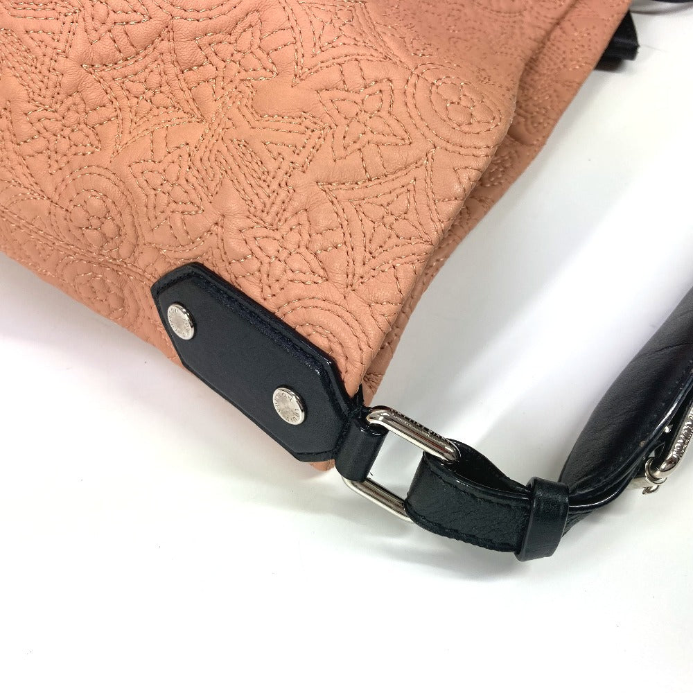 LOUIS VUITTON M94289 モノグラムアンティア ホーボーPM トートバッグ カバン 肩掛け ショルダーバッグ モノグラムアンティアレザー レディース ローズ ピンク