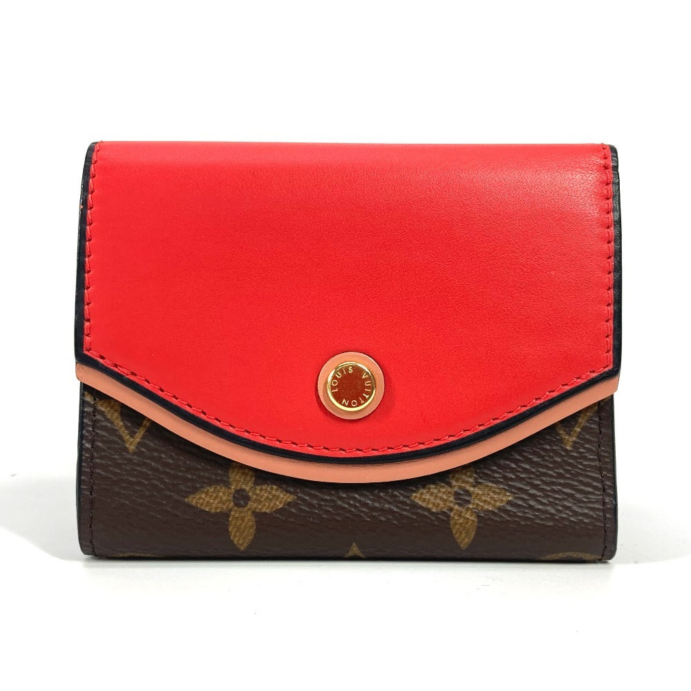 LOUIS VUITTON M63904 モノグラム ポルトフォイユ チュイルリー コンパクト コンパクトウォレット 財布 3つ折り財布 モノグラムキャンバス レディース レッド