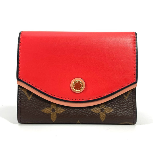 LOUIS VUITTON M63904 モノグラム ポルトフォイユ チュイルリー コンパクト コンパクトウォレット 財布 3つ折り財布 モノグラムキャンバス レディース レッド