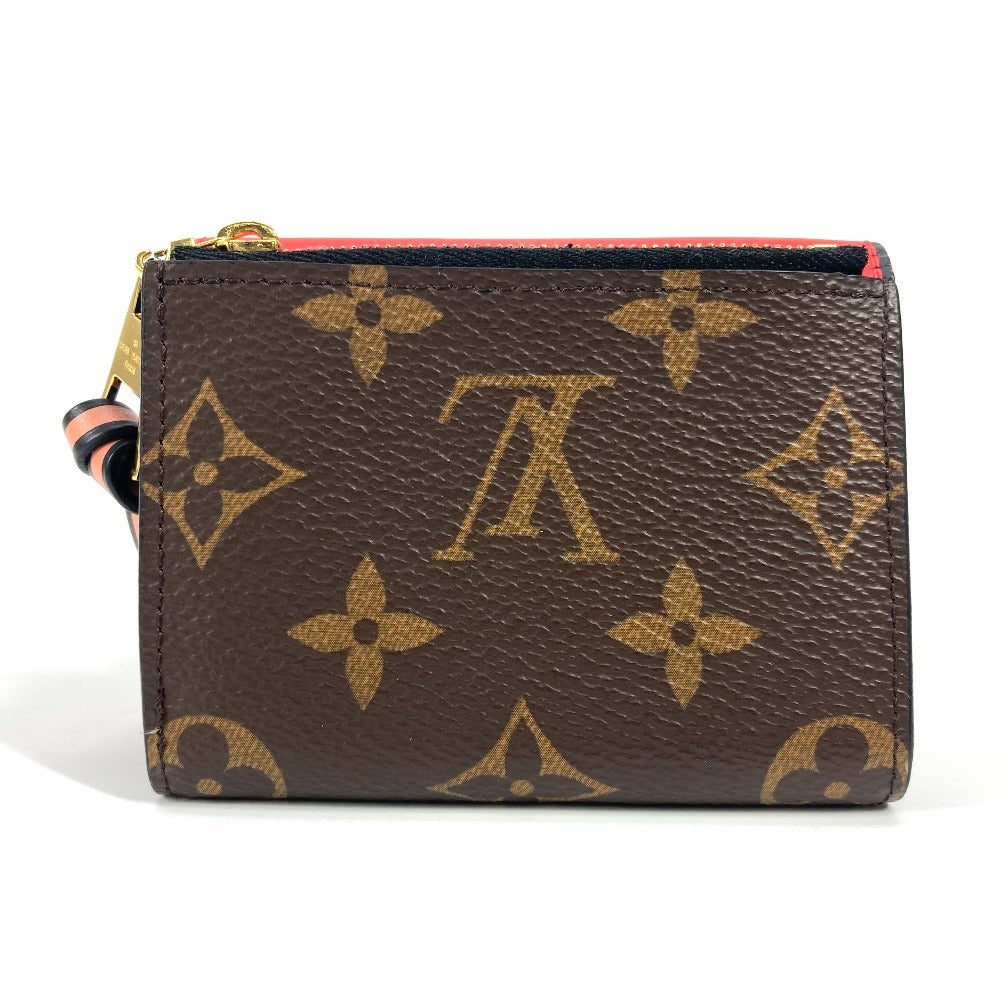 LOUIS VUITTON M63904 モノグラム ポルトフォイユ チュイルリー コンパクト コンパクトウォレット 財布 3つ折り財布 モノグラムキャンバス レディース レッド