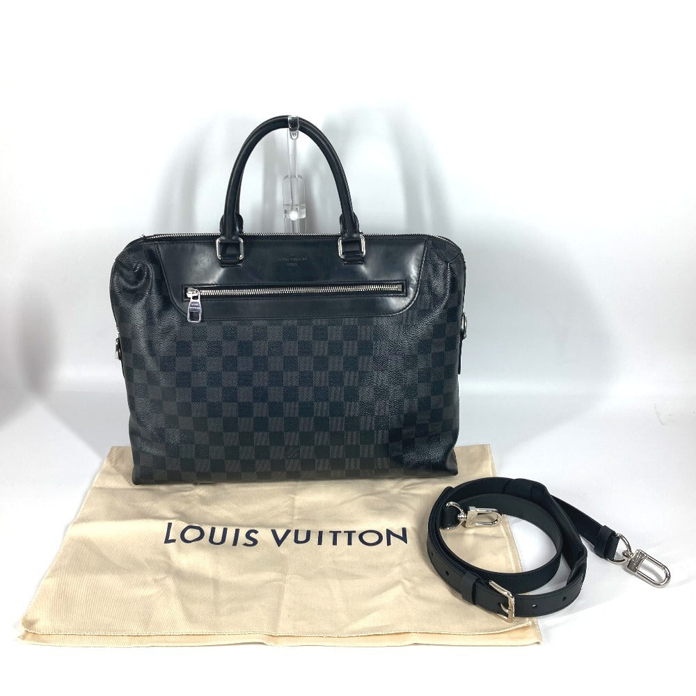 LOUIS VUITTON N48260 ダミエグラフィット PDJ NM ブリーフケース 2WAYバッグ ショルダーバッグ ビジネスバッグ ダミエグラフィットキャンバス メンズ ブラック
